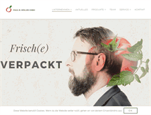 Tablet Screenshot of paulmmueller.com